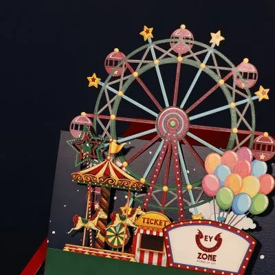 Hộp Quà Trung Thu 3D Ferris Wheel 03