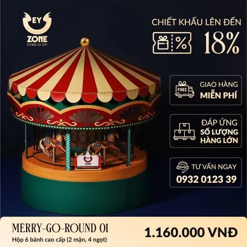 Hộp Trung Thu Cao Cấp Merry Go Round 01